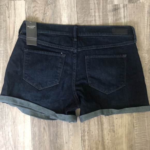 Abercrombie & Fitch Dark Jean Shorts - Picture 2 of 2